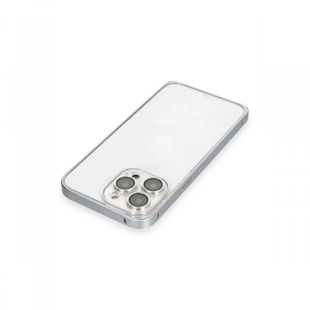 Apple iPhone 15 Pro Max Metal Bumper Mat Kapak