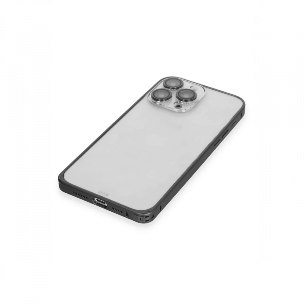 Apple iPhone 15 Pro Max Metal Bumper Mat Kapak