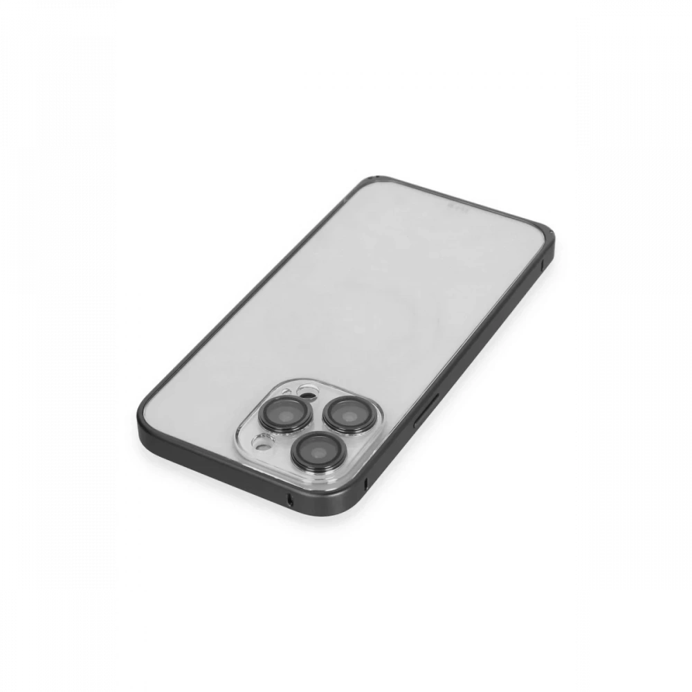 Apple iPhone 15 Pro Max Metal Bumper Mat Kapak