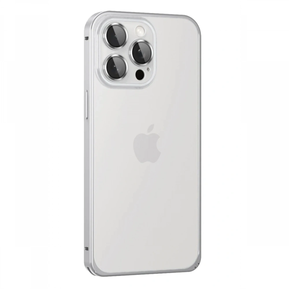 Apple iPhone 15 Pro Metal Bumper Mat Kapak