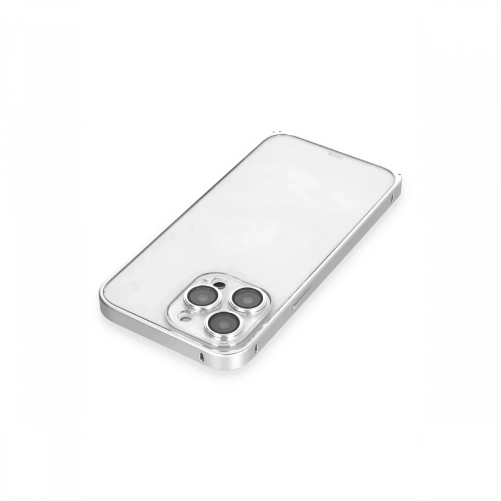 Apple iPhone 15 Pro Metal Bumper Mat Kapak