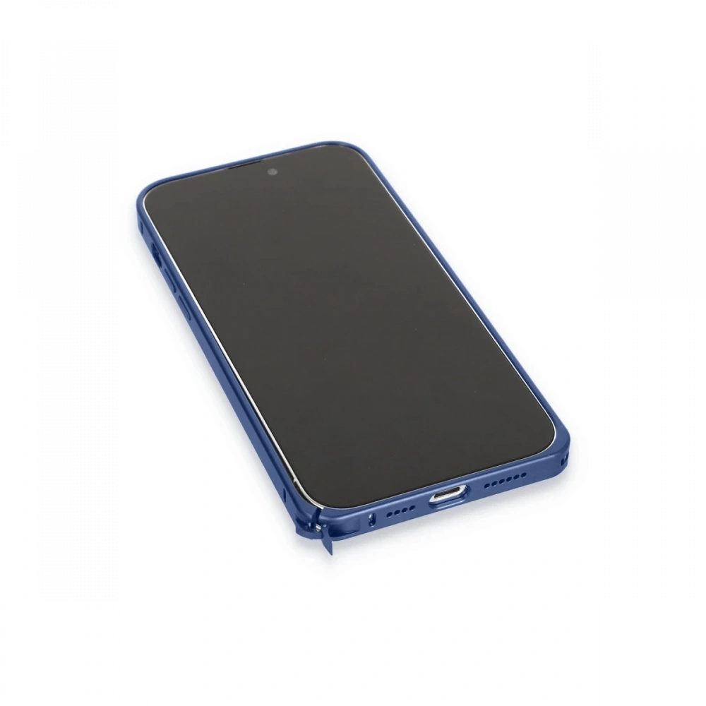 Apple iPhone 15 Pro Metal Bumper Mat Kapak