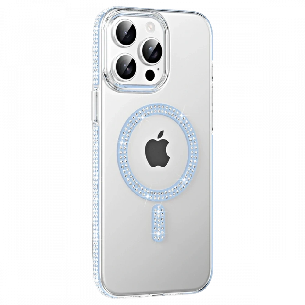 Apple iPhone 15 Pro Move Taşlı Magsafe Kapak
