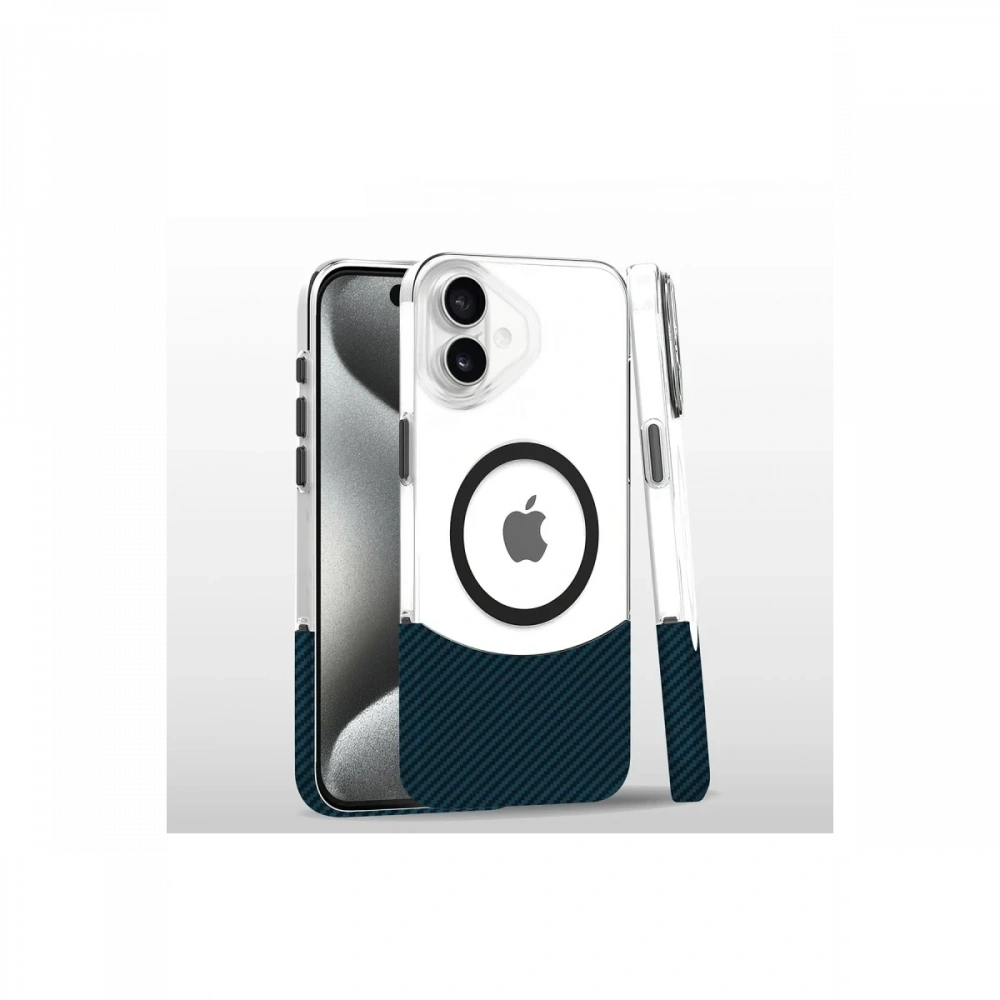 Apple iPhone 16 Carbon Puzzle Magsafe Kapak