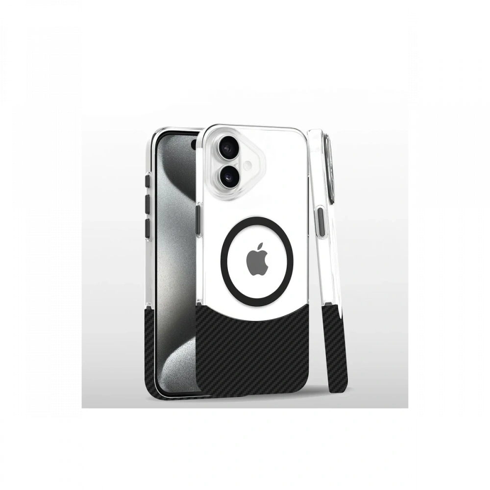Apple iPhone 16 Carbon Puzzle Magsafe Kapak