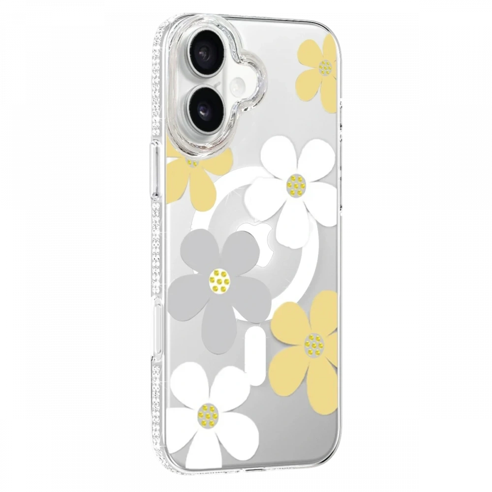 Apple iPhone 16 Floral Magsafe Kapak