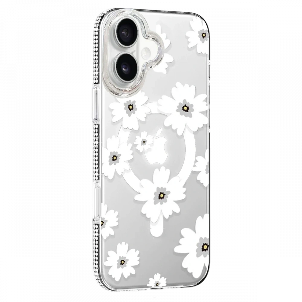 Apple iPhone 16 Floral Magsafe Kapak