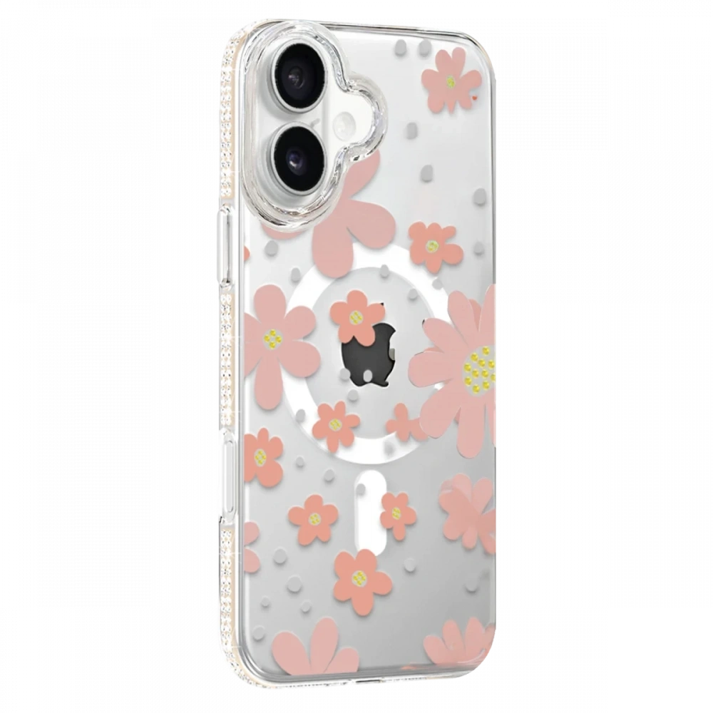 Apple iPhone 16 Floral Magsafe Kapak