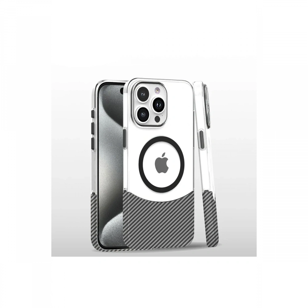 Apple iPhone 16 Pro Carbon Puzzle Magsafe Kapak