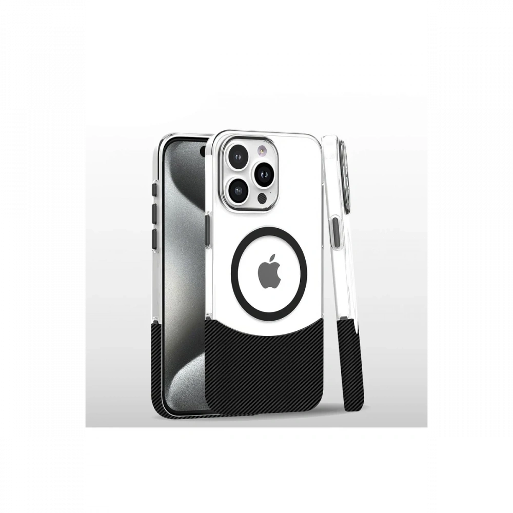 Apple iPhone 16 Pro Carbon Puzzle Magsafe Kapak