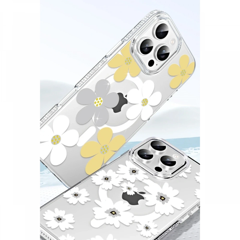 Apple iPhone 16 Pro Max Floral Magsafe Kapak