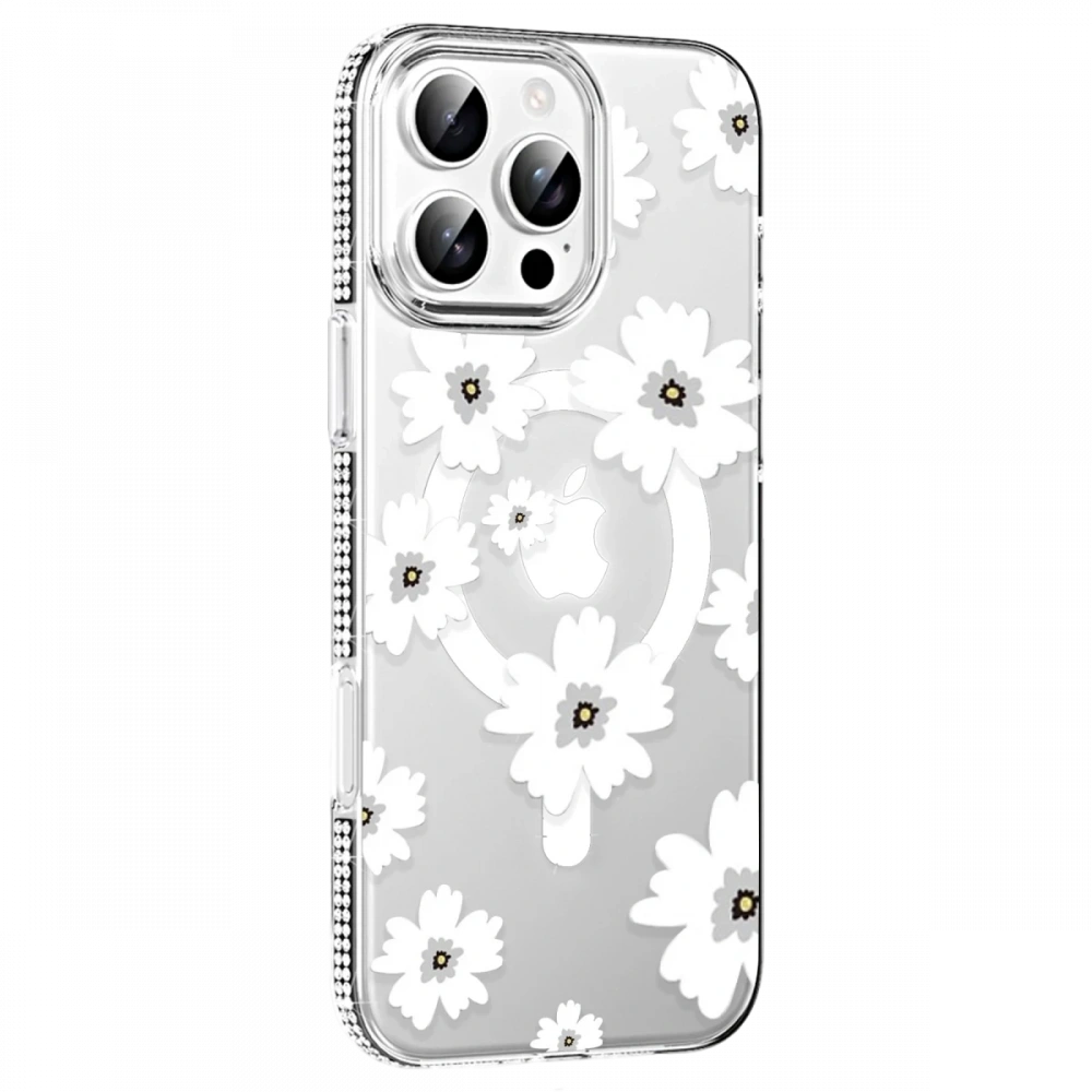 Apple iPhone 16 Pro Max Floral Magsafe Kapak