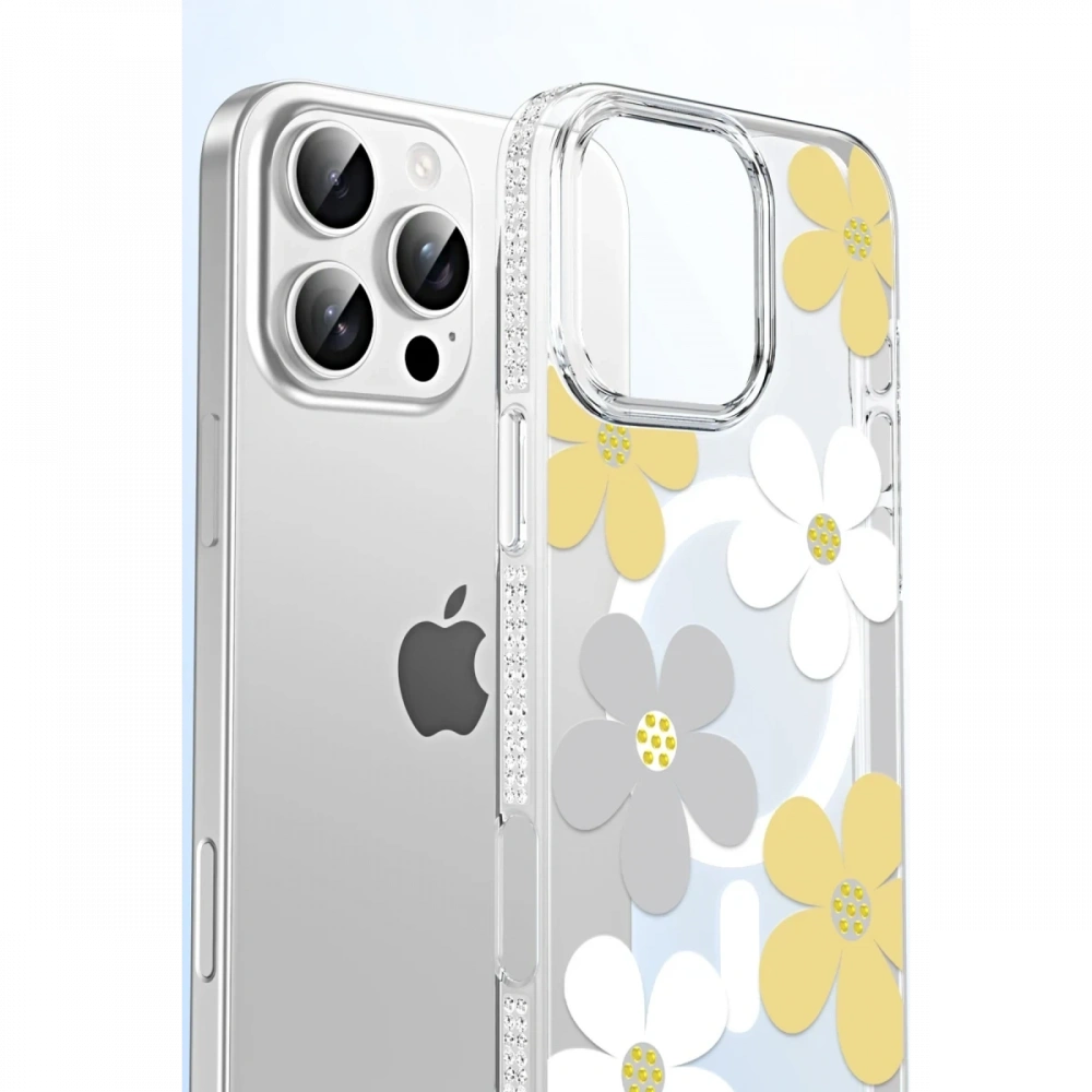 Apple iPhone 16 Pro Max Floral Magsafe Kapak