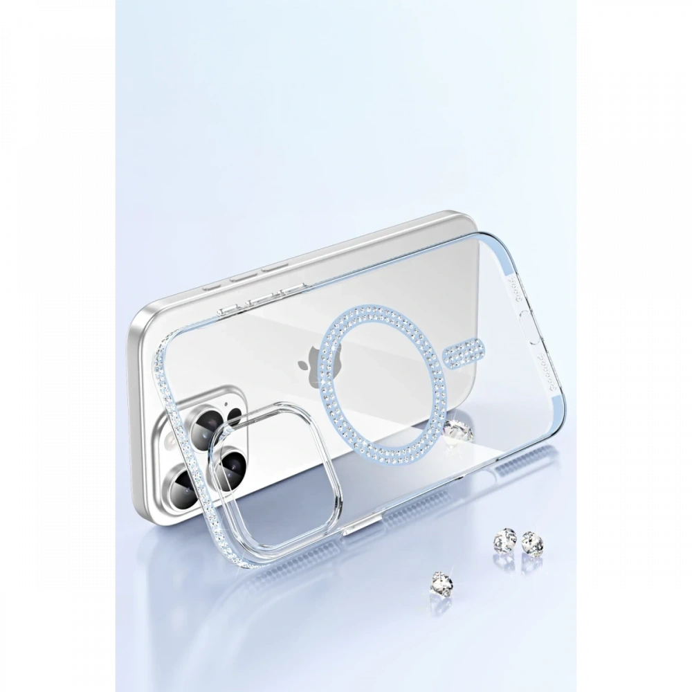 Apple iPhone 16 Pro Max Move Taşlı Magsafe Kapak