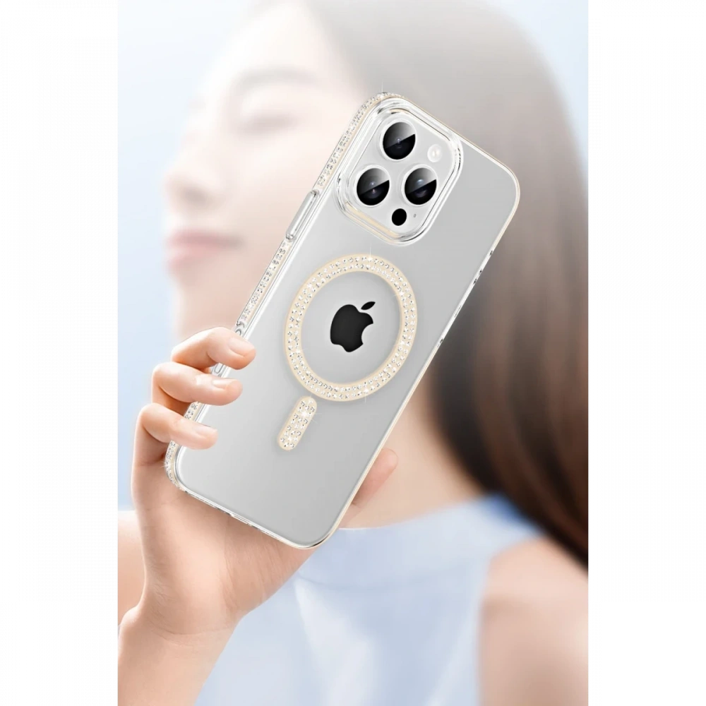 Apple iPhone 16 Pro Max Move Taşlı Magsafe Kapak