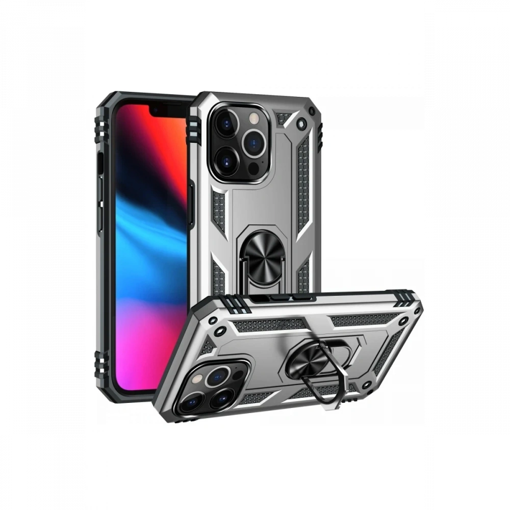 KILIFINI SEÇ - Apple iPhone 14 Pro Kılıf Sofya Yüzüklü Silikon Kapak