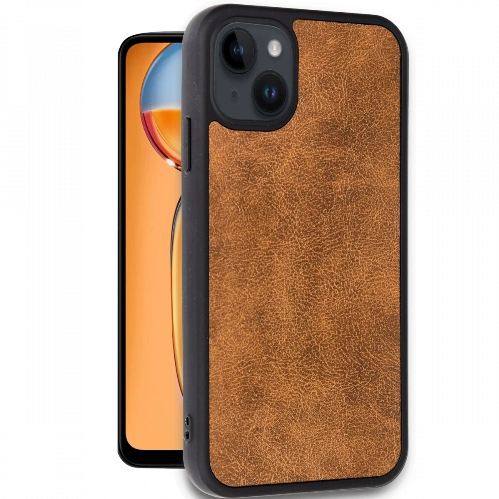 KILIFINI SEÇ - Apple iPhone 15 Kılıf Aras Deri Kapak