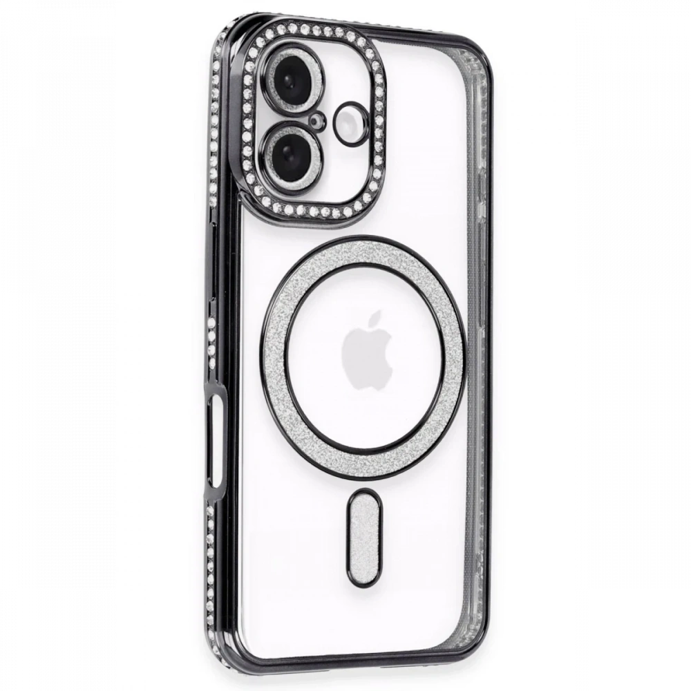 KILIFINI SEÇ - Apple iPhone 16 Plus Kılıf Joke Simli Magneticsafe Kılıf