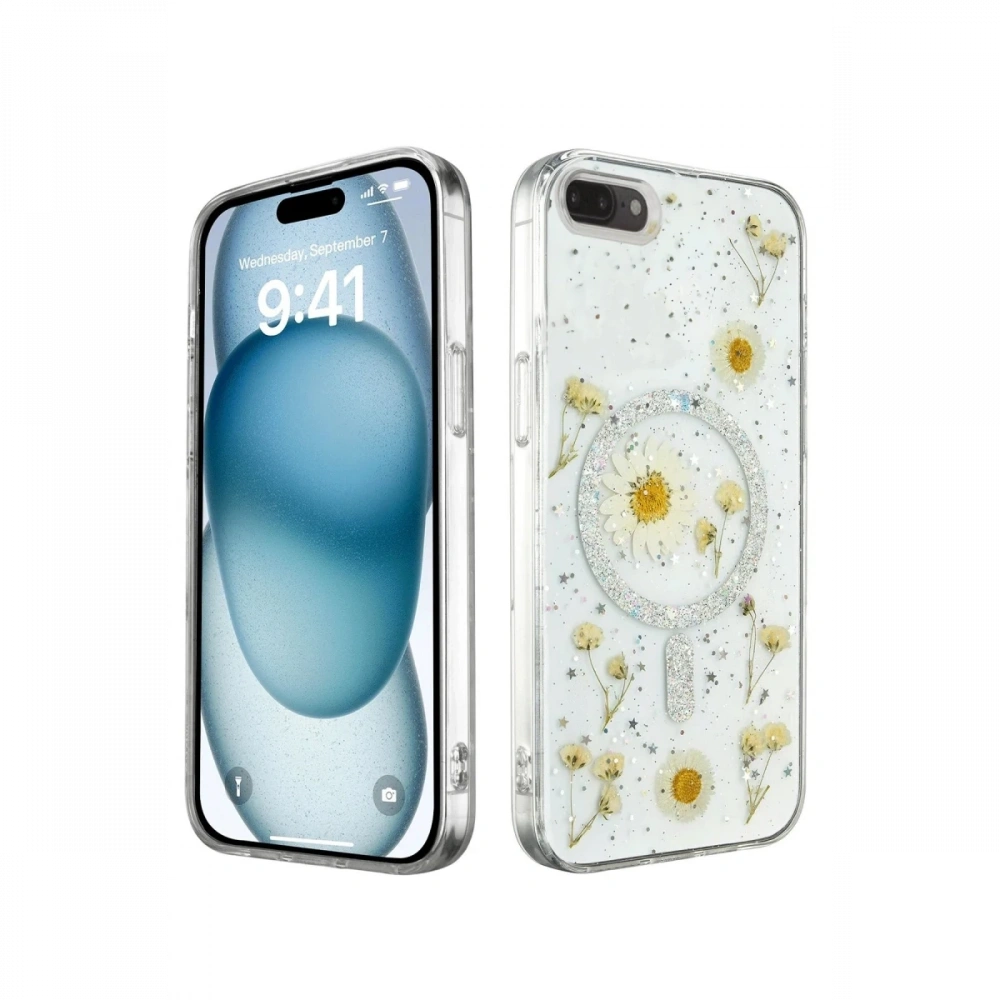 KILIFINI SEÇ - Apple iPhone 7 Kılıf Daisy Simli Magsafe Kapak