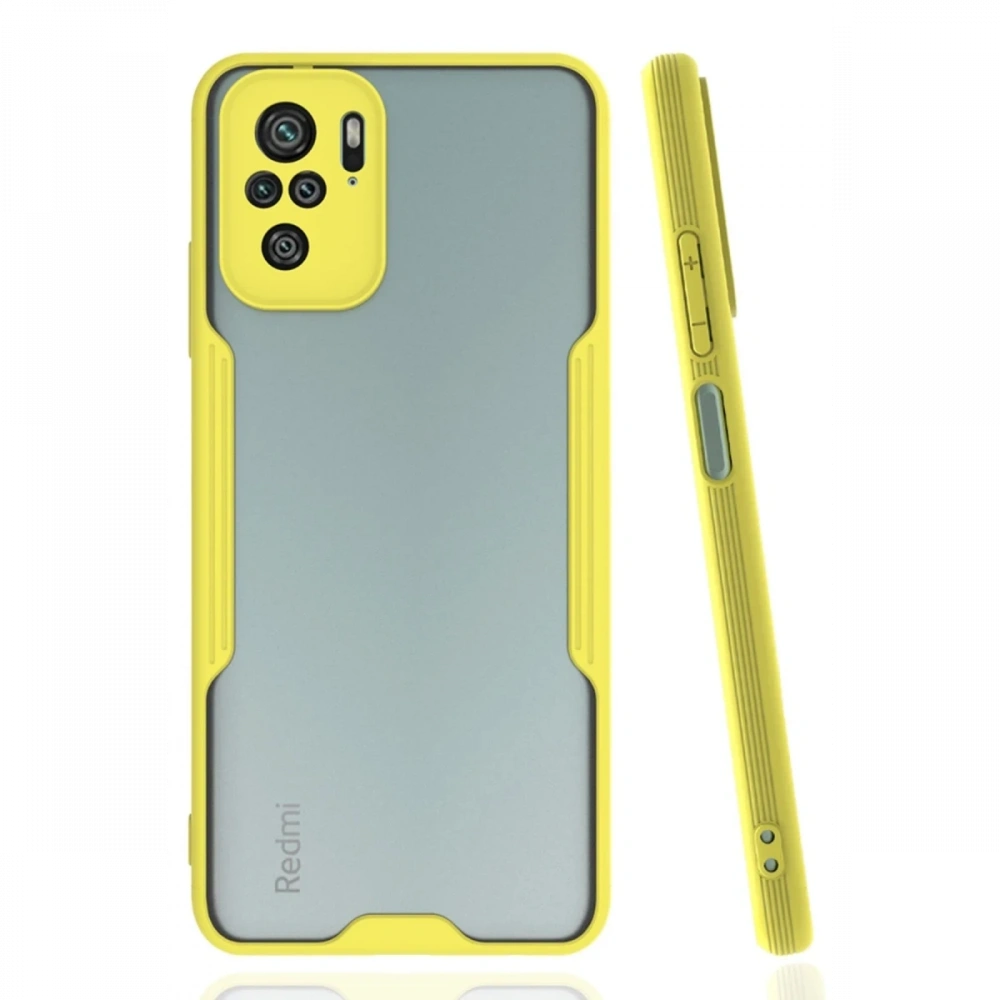 KILIFINI SEÇ - Xiaomi Redmi Note 10 Kılıf Platin Silikon