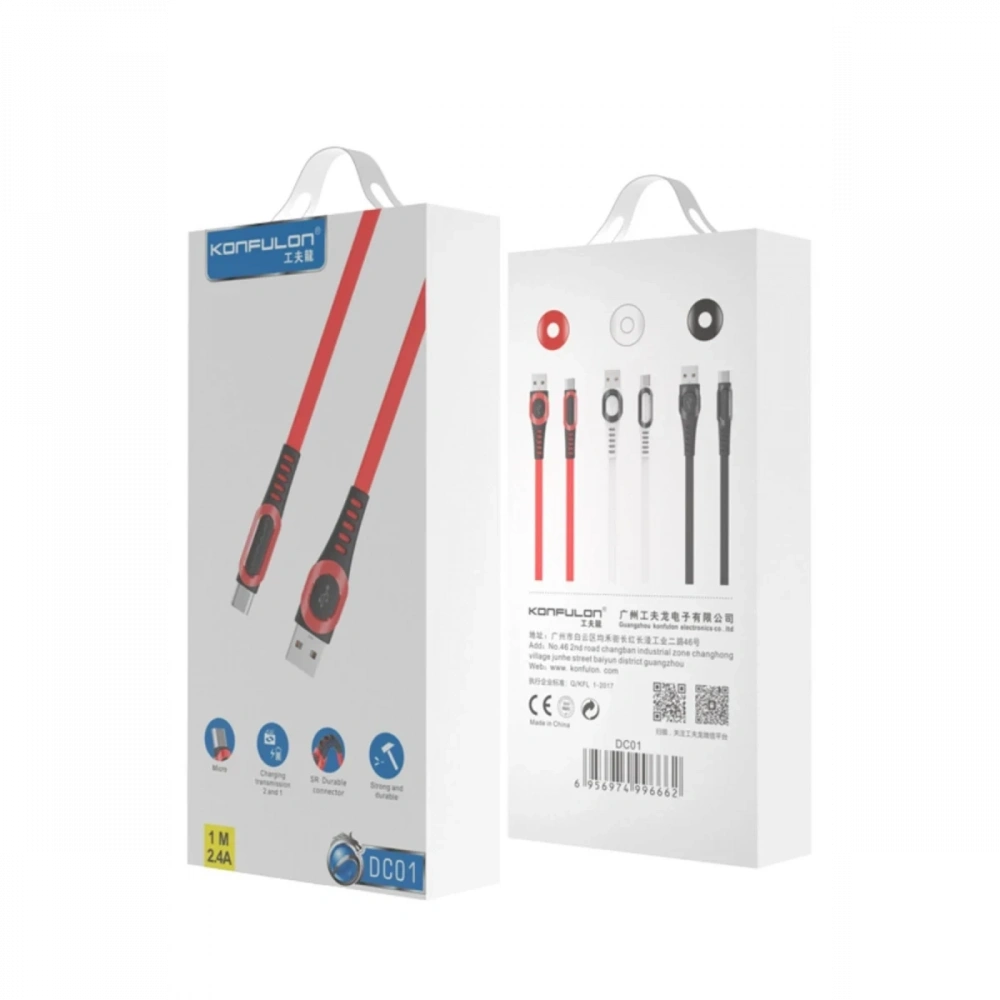 DC01 Süper Hızlı Micro USB Kablo 1M 2.4A