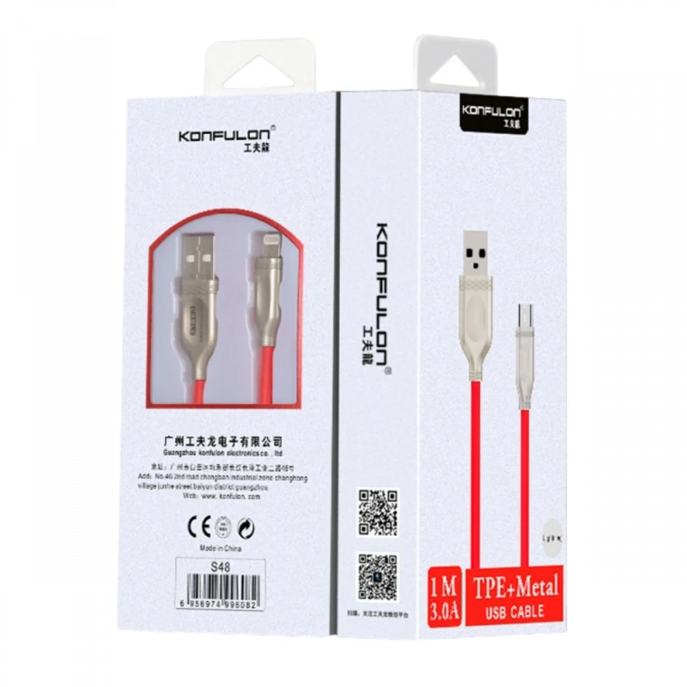 S48 Lightning Kablo iphone Uyumlu 1M 3A