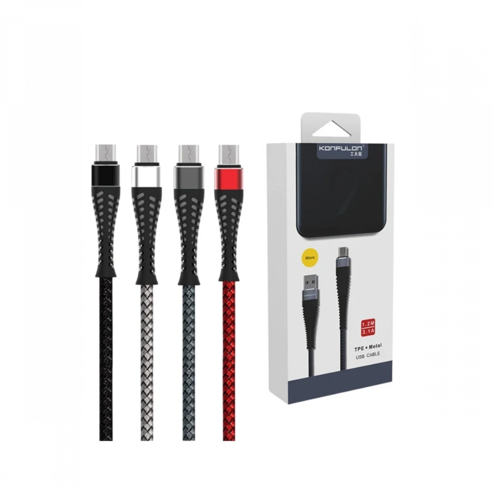 S61 Micro USB Kablo 1.2M 2.1A