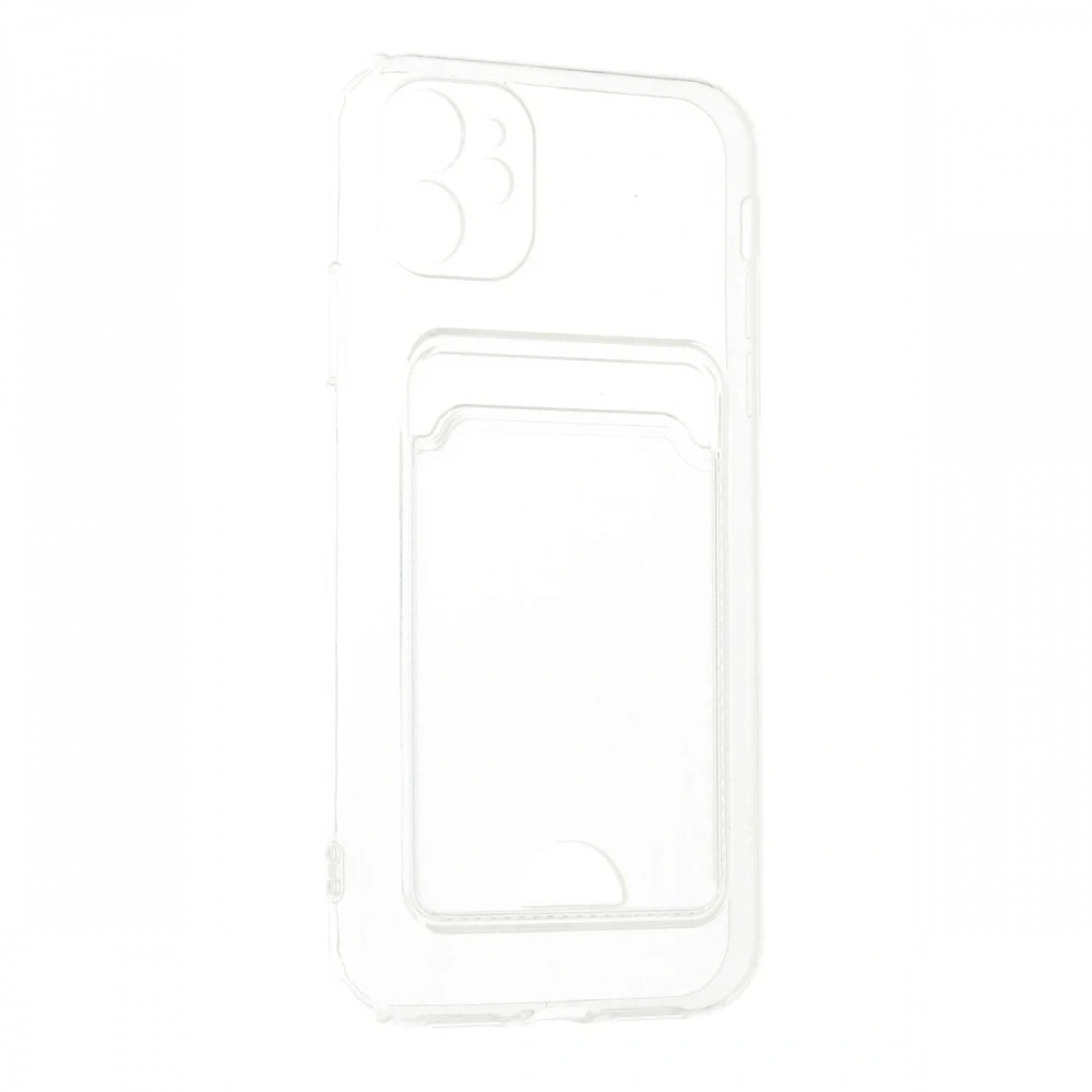 KILIFINI SEÇ - Apple iPhone 11 Kılıf Kart Şeffaf Silikon - Şeffaf