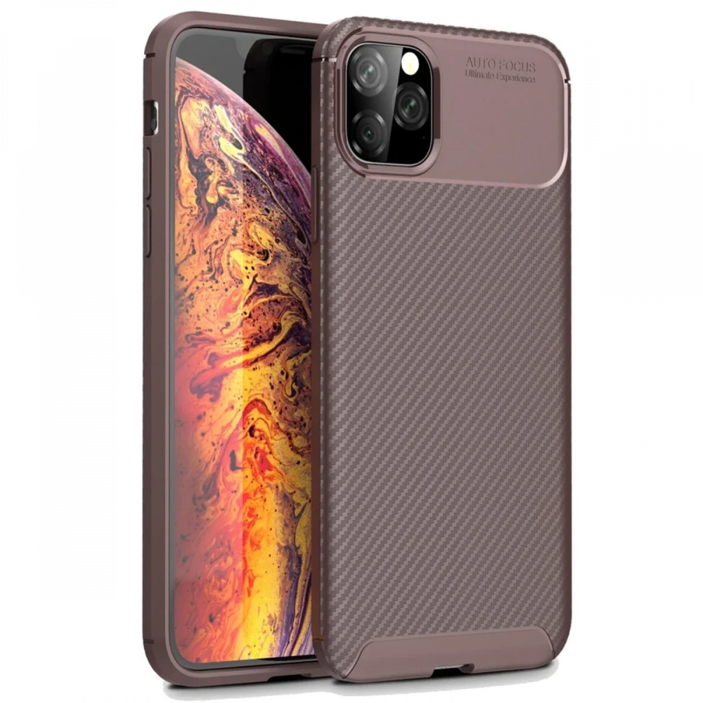 KILIFINI SEÇ - Apple iPhone 11 Pro Max Kılıf Auto Focus Karbon Kapak