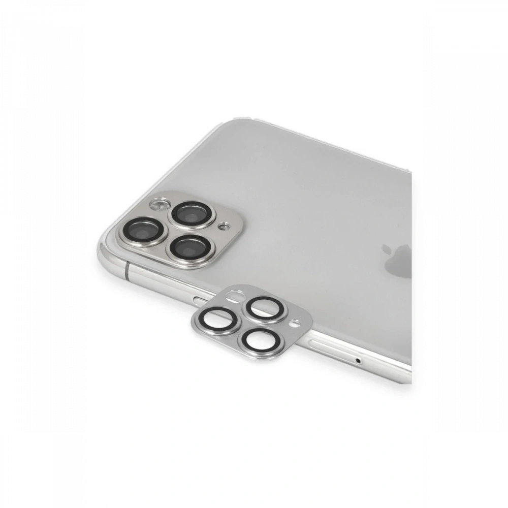 KILIFINI SEÇ - Apple iPhone 11 Pro Max Pers Alüminyum Kamera Lens