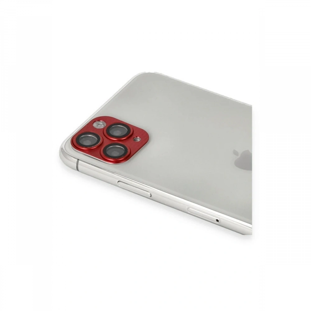 KILIFINI SEÇ - Apple iPhone 11 Pro Max Pers Alüminyum Kamera Lens