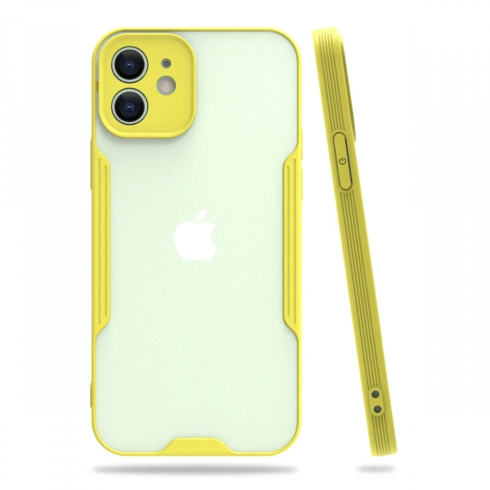 KILIFINI SEÇ - Apple iPhone 12 Kılıf Platin Silikon