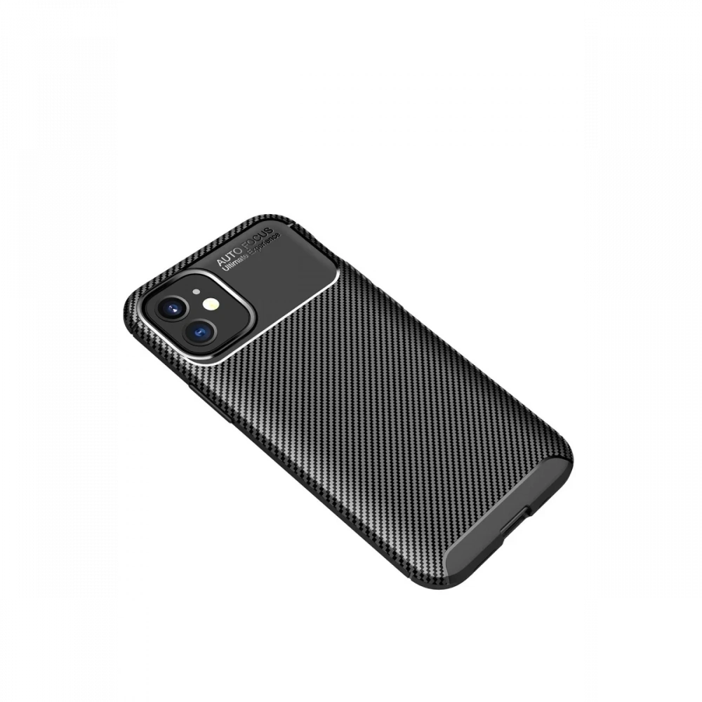 KILIFINI SEÇ - Apple iPhone 12 Mini Kılıf Auto Focus Karbon Kapak