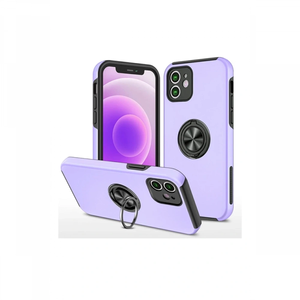 KILIFINI SEÇ - Apple iPhone 12 Mini Kılıf Elit Yüzüklü Kapak
