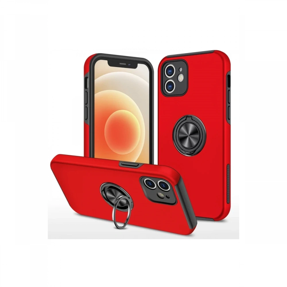 KILIFINI SEÇ - Apple iPhone 12 Mini Kılıf Elit Yüzüklü Kapak