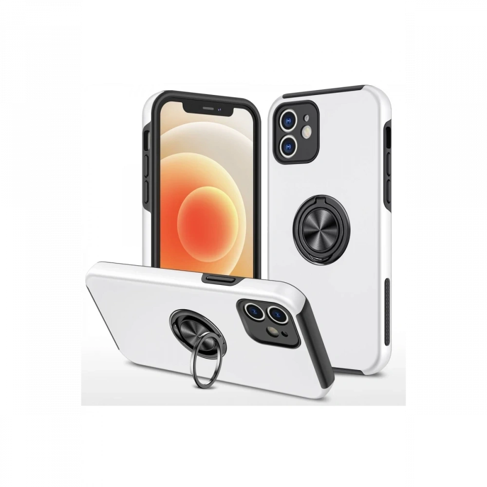 KILIFINI SEÇ - Apple iPhone 12 Mini Kılıf Elit Yüzüklü Kapak