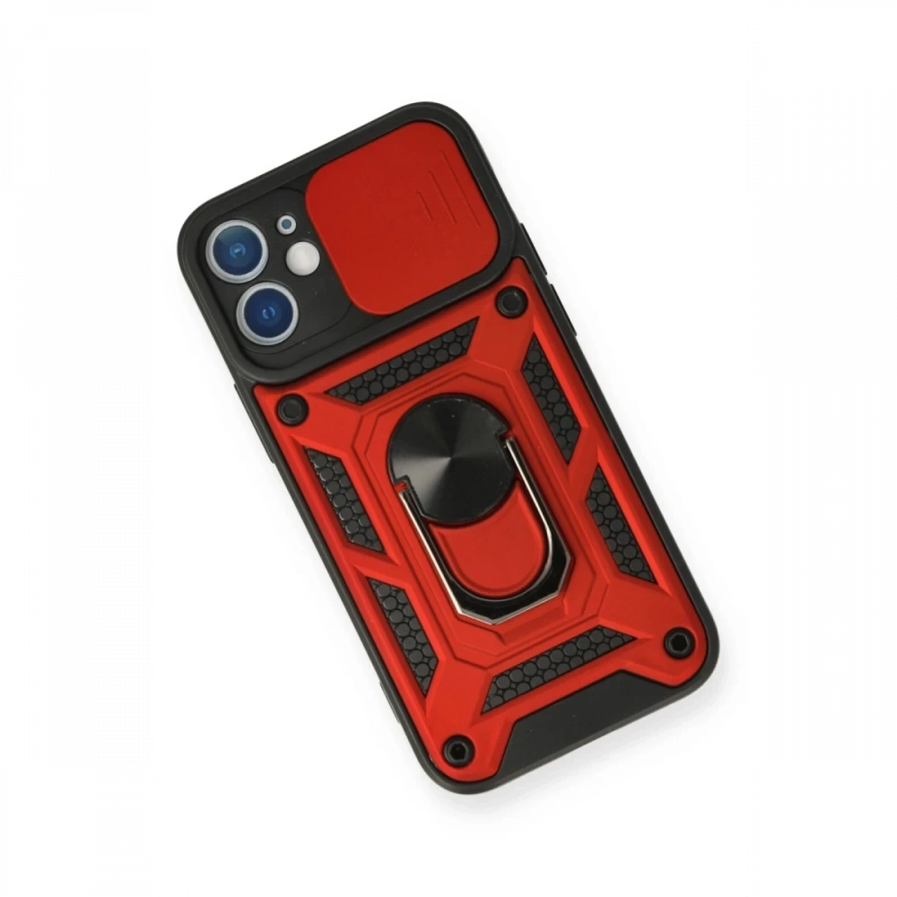 KILIFINI SEÇ - Apple iPhone 12 Mini Kılıf Pars Lens Yüzüklü Silikon