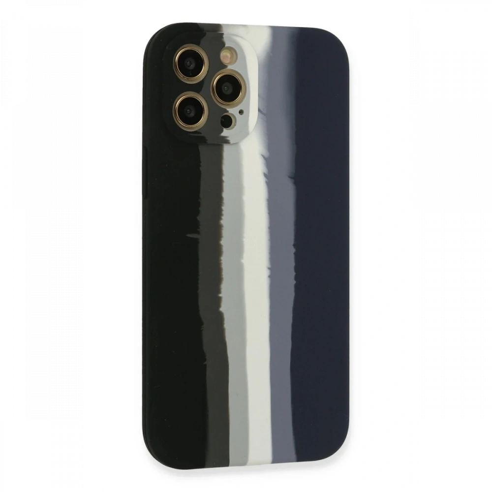 Newface Apple iPhone 12 Pro Kılıf Ebruli Lansman Silikon