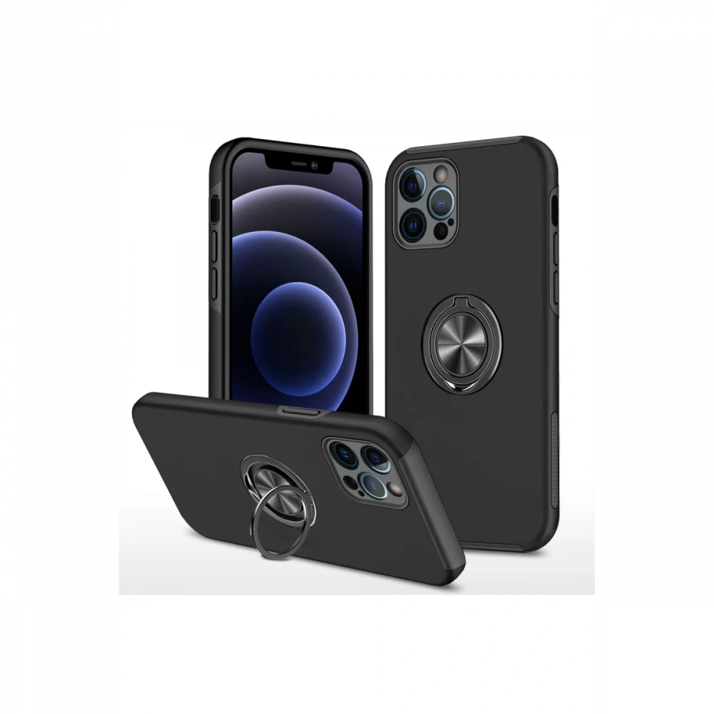 KILIFINI SEÇ - Apple iPhone 12 Pro Kılıf Elit Yüzüklü Kapak