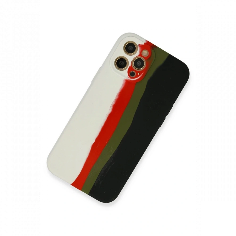 Newface Apple iPhone 12 Pro Max Kılıf Ebruli Lansman Silikon