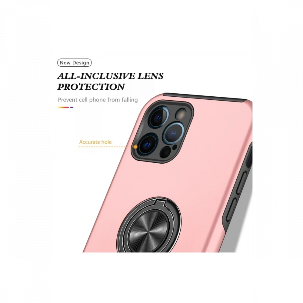KILIFINI SEÇ - Apple iPhone 12 Pro Max Kılıf Elit Yüzüklü Kapak