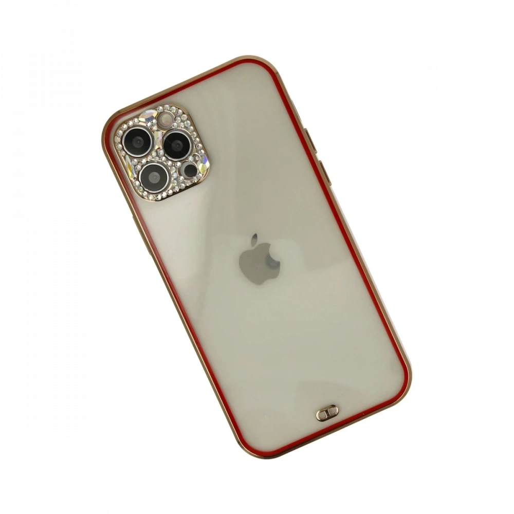 KILIFINI SEÇ - Apple iPhone 12 Pro Max Kılıf Liva Taşlı Silikon