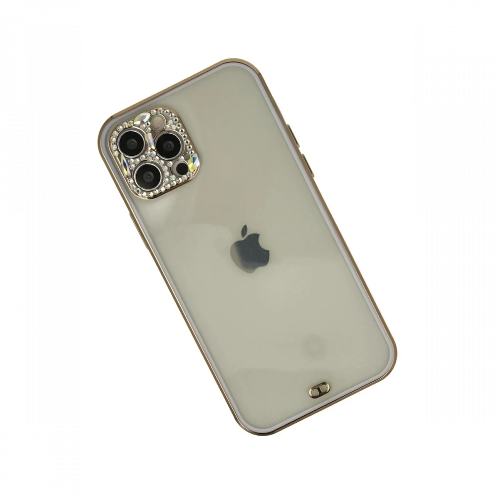 KILIFINI SEÇ - Apple iPhone 12 Pro Max Kılıf Liva Taşlı Silikon