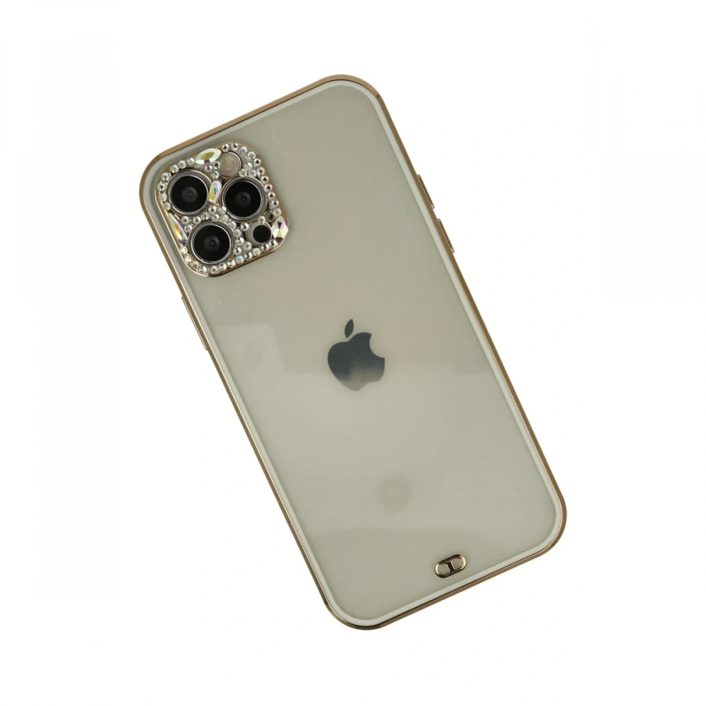 KILIFINI SEÇ - Apple iPhone 12 Pro Max Kılıf Liva Taşlı Silikon