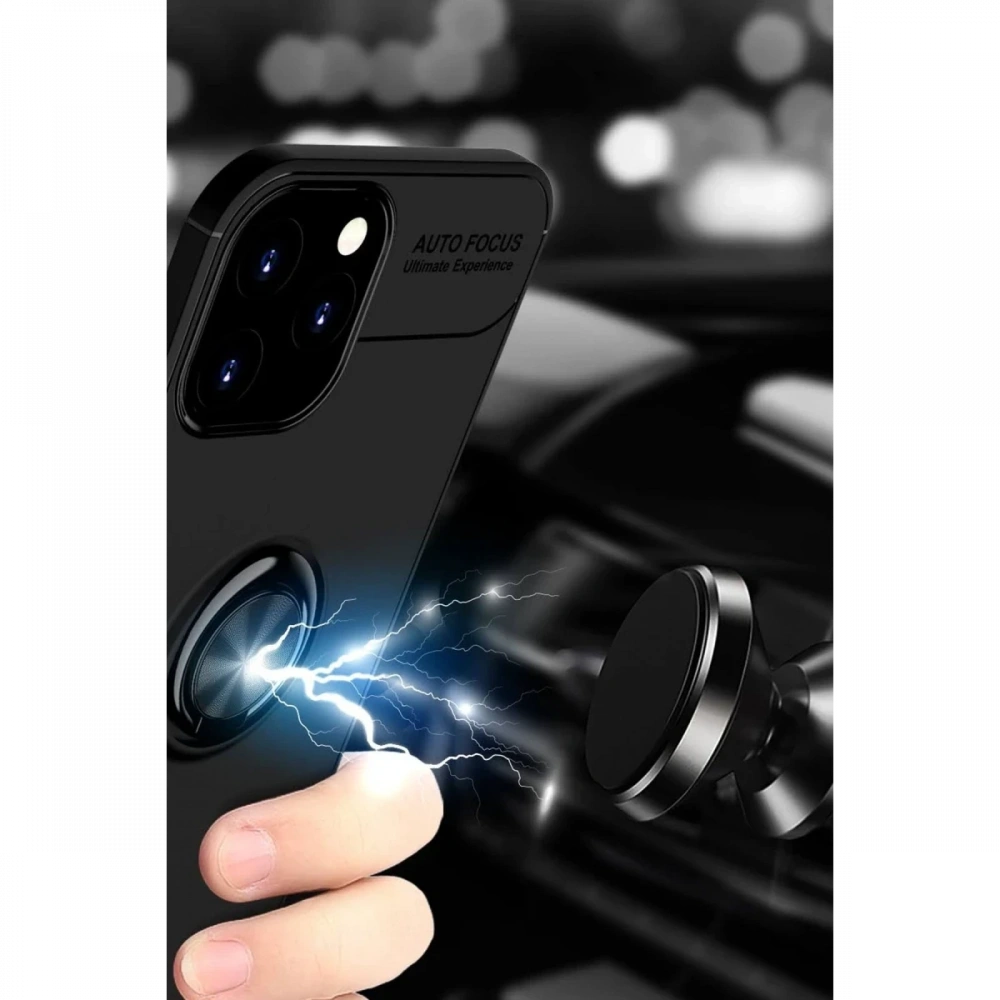 KILIFINI SEÇ - Apple iPhone 12 Pro Max Kılıf Range Yüzüklü Silikon