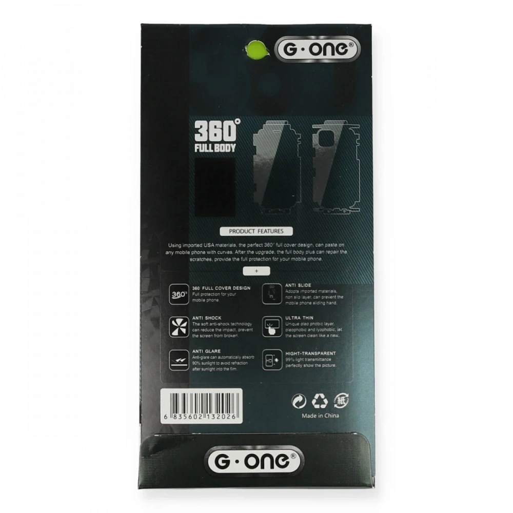Newface Apple iPhone 13 Pro 360 Full Body Arka Koruyucu