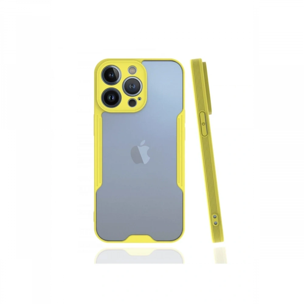 Newface Apple iPhone 13 Pro Kılıf Platin Silikon