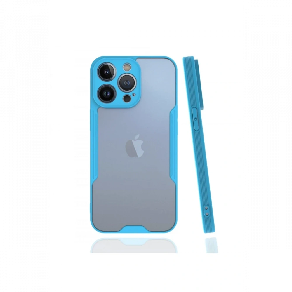 Newface Apple iPhone 13 Pro Kılıf Platin Silikon