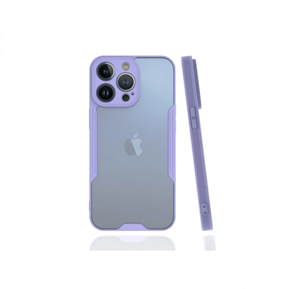 Newface Apple iPhone 13 Pro Kılıf Platin Silikon
