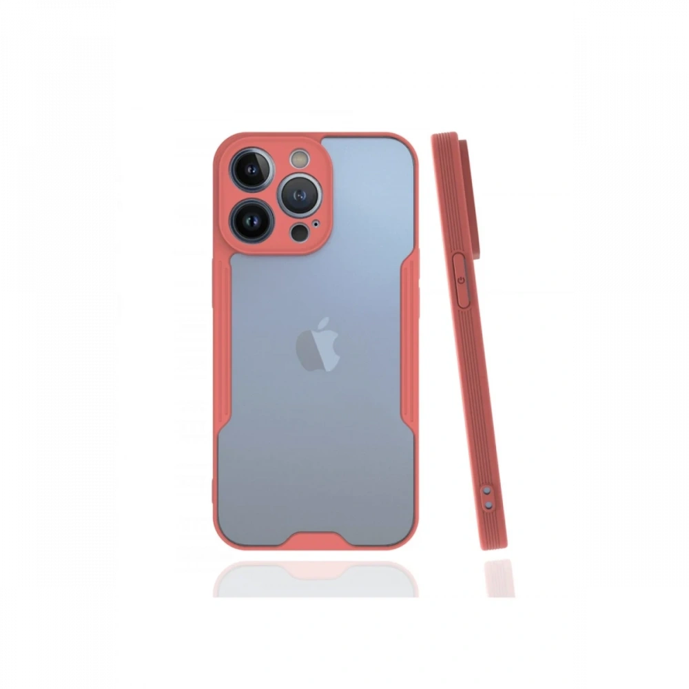 Newface Apple iPhone 13 Pro Kılıf Platin Silikon